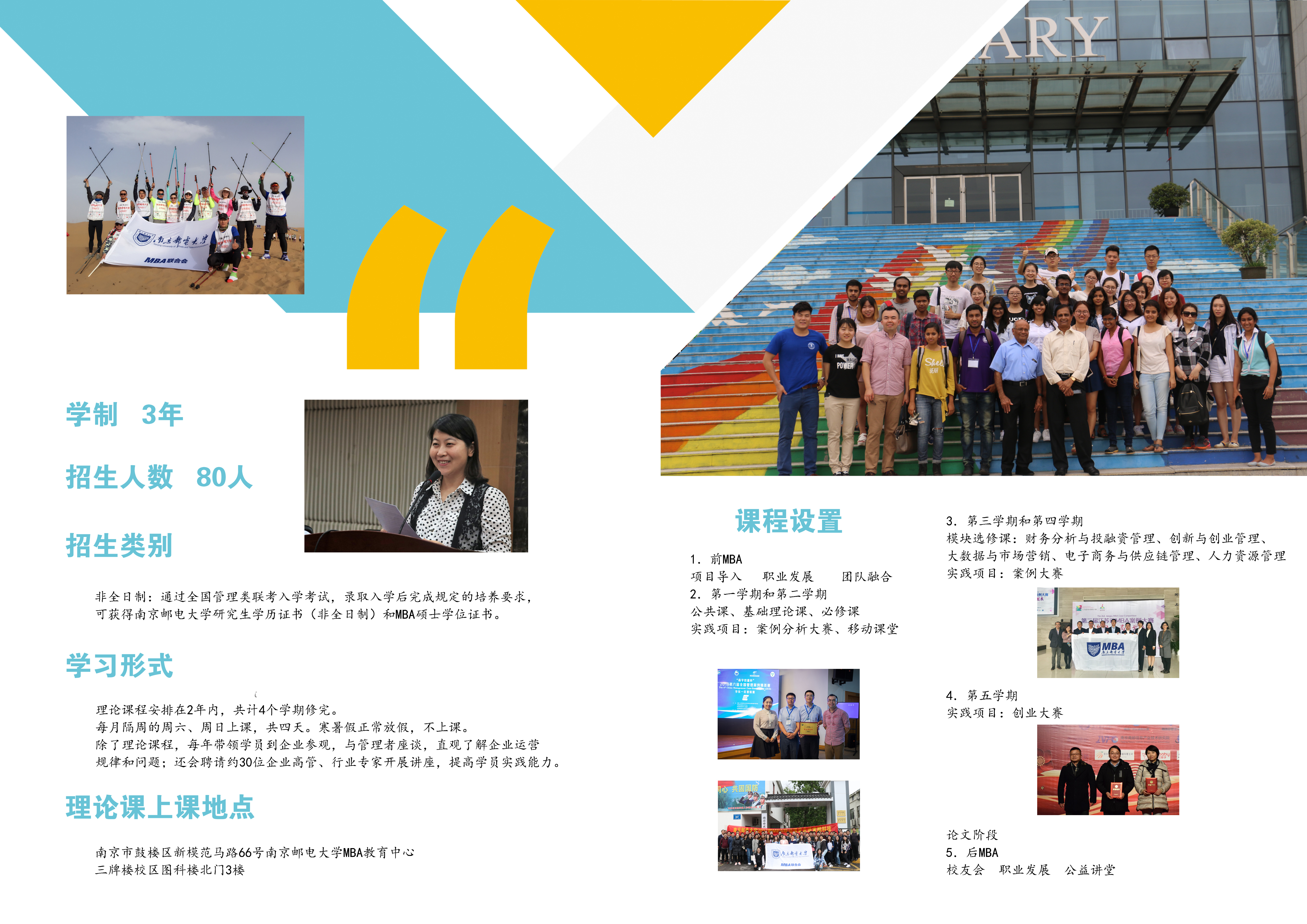 2020南京邮电大学MBA项目招生简章